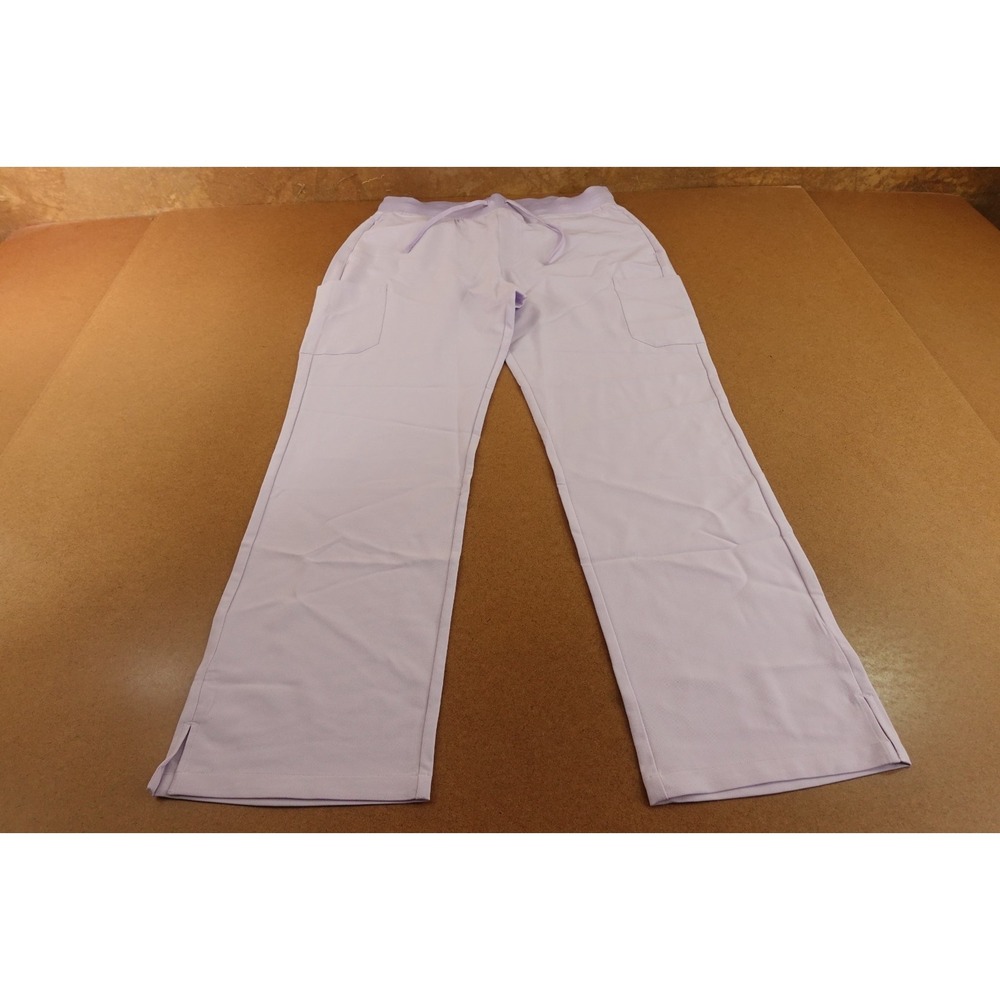 Mandala Womens Large Cool Lavender High Waisted Cargo Pants Inseam-30 in NWT